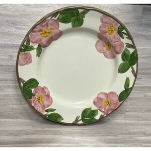 Vintage Franciscan Desert Rose 10.5" Dinner Plate Made in England Backstamp